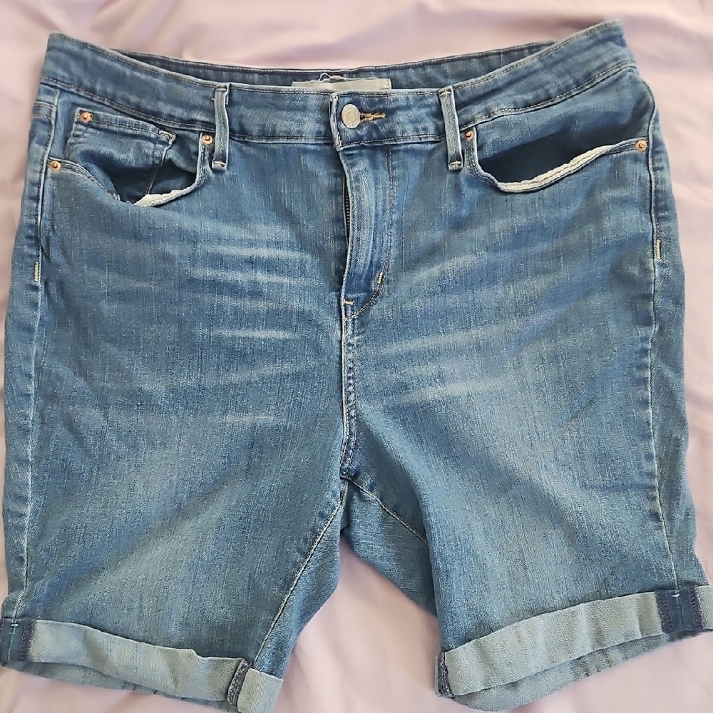Denim Blue Women's Shorts